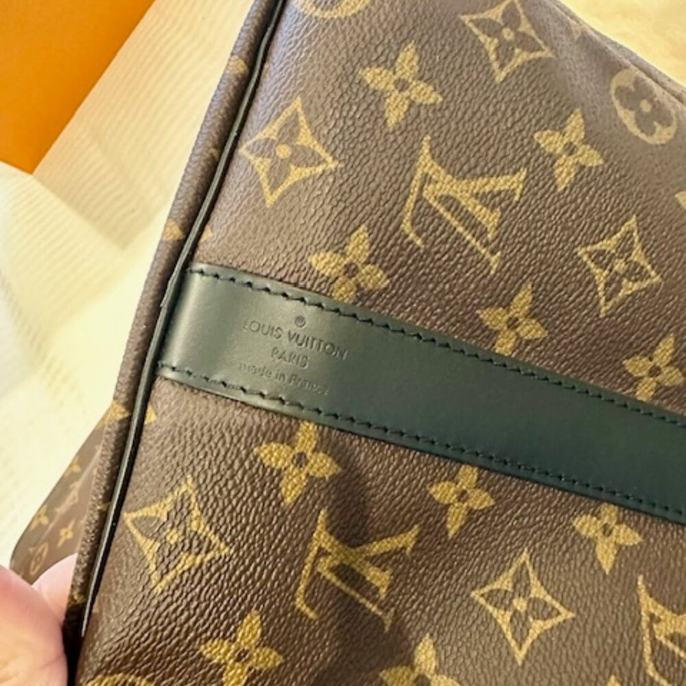 Louis Vuitton Keepall Bandolier Monogram Macassar - Picture 5 of 16